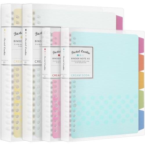 Japan KOKUYO Macaron Note Book Loose Leaf Inner Core A5 B5 Notebook Diary Plan Binder Office School Supplies Ring Binder