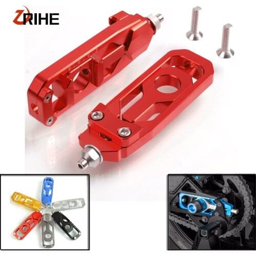 Motorcycle Parts CNC Tensioners Catena Rear Axle Spindle Chain Adjuster For YAMAHA MT-09 TRACER FZ-09 FJ-09 MT FZ FJ 09