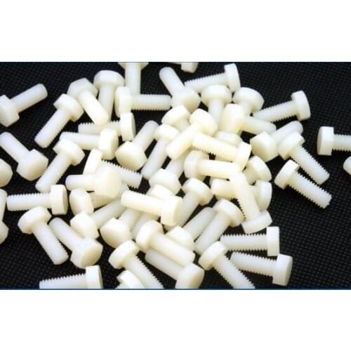 10pcs nylon hex plastic screw insulated screw plastic hex head bolt