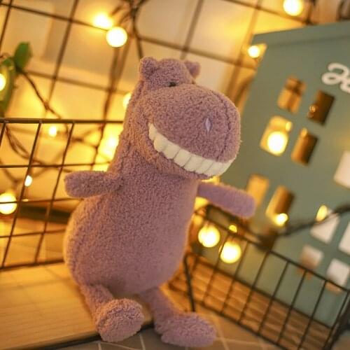 2020 Lovely Teeth Doll Plush Toy Pig Dog Donkey Crocodile Fox Frog Fawn Bat Rhino Wolf Lion Childrens Gift Sleep With A Doll