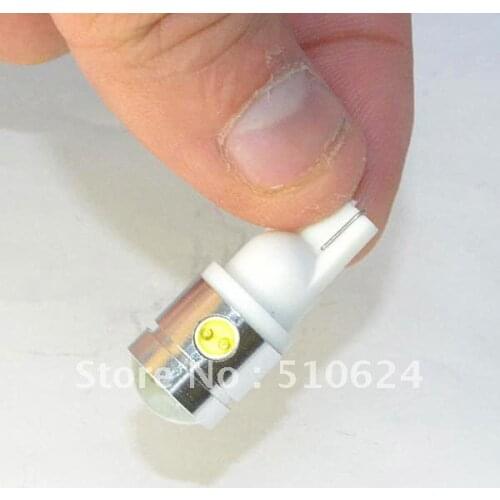 T10 bulbs car lamp high power t10 led 3W 250LM with Lens,168 car lights led,194 car bulbs led Free shipping