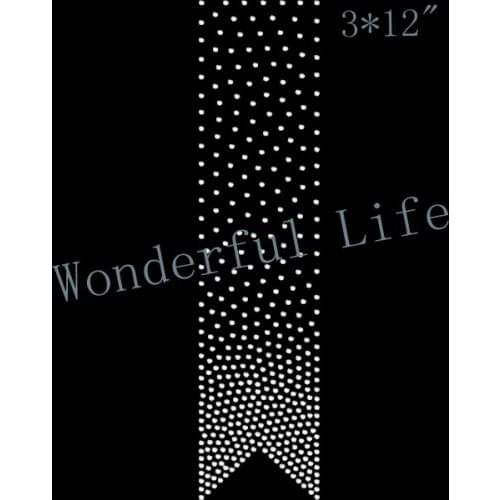 Free Shipping strips cheer bow in white clear crystal ion on Rhinestone transfer designs iron on transfer