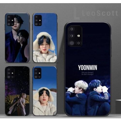 Park Jimin KPop Phone Case For Samsung A32 A51 A52 A71 A50 A12 A21S S10 S20 S21 Plus Fe Ultra