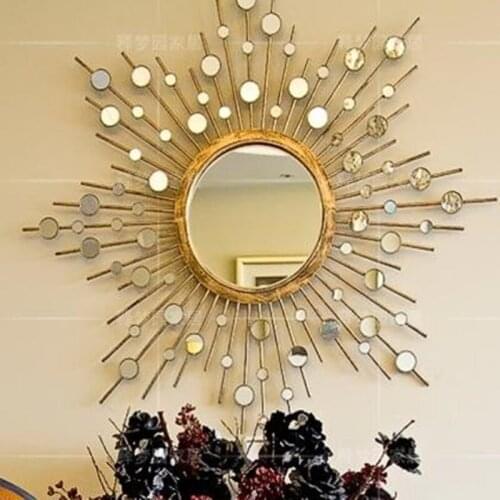 Bathroom Decorative Mirror Sun Mirror Metal Mirror