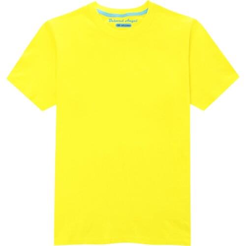 Kids Summer Short Sleeve Tops Tees For Boys Girls T-shirts Fashion Casual Candy Solid Color Children Team Clothes 3-15 Years