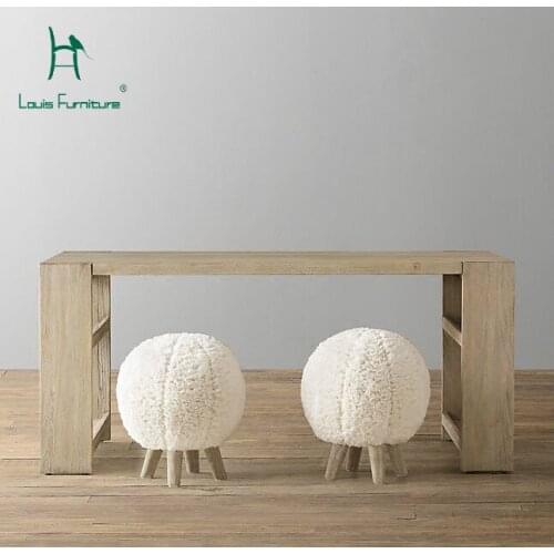 Louis Fashion Children Stools Modern Simple Cute Lamb Pumpkin Round White