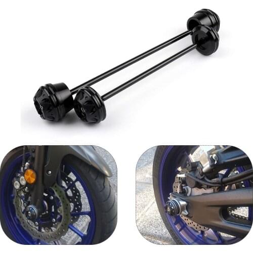 JMCRider For YAMAHA MT-07 FZ-07 MT07 MT 07 2014 2015 2016 Motorcycle Axle Fork Wheel Protector Sliders Falling Protection