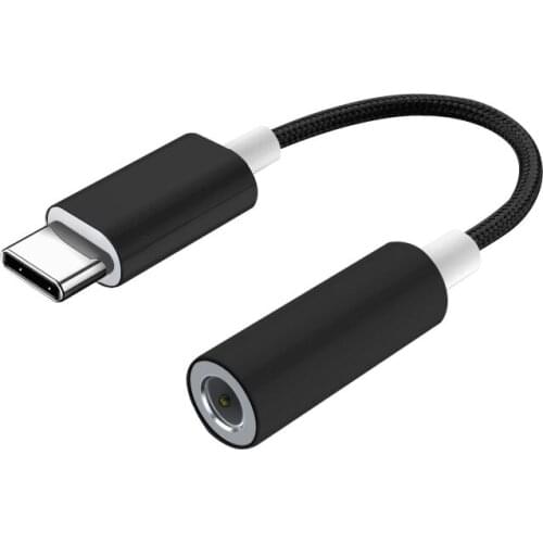 Type-C To 3.5mm Earphone Cable Adapter Usb 3.1 Type C USB-C Male To 3.5 AUX Audio Female Jack for Xiaomi 6 Mi6 Letv 2 Pro 2 Max2