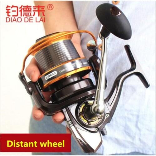 9000-3000 Seires 12+1 Ball Bearings Trolling Fishing Reel High Speed 5.2:1 Super Big Long Casting Sea Spinning Fishing Reels