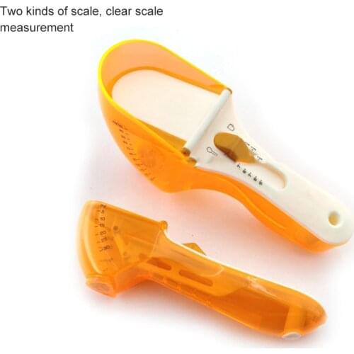 Kitchen Adjustable Measuring Spoon Multi-functional Measuring Cup with Scale Measuring Scoop Precise For Cooking 5ml To 30ml