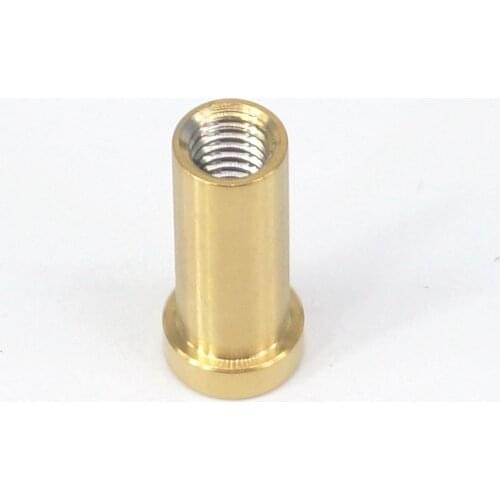 M6x18.5mm Golden GR5 Titanium Allen Head Pivot Nut For Bicycle Caliper Brakes