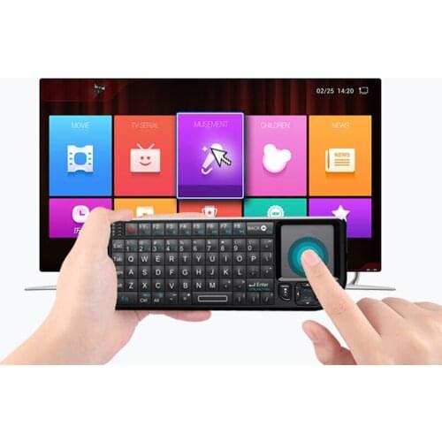 New Mini 2.4G Wireless Keyboard Original Touchpad Backlight For Smart TV For Samsung LG Panasonic Android Tv Box PC Laptop HTPC
