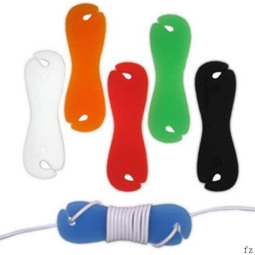 500 Pcs Cable Organizer Silicone Fishbone Winder Wire Holder Wires Winding Holders for Headphone Earphone Organizers