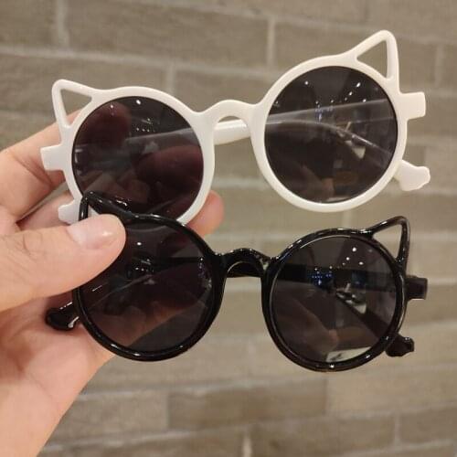 Summer Kids Sunglasses Girls Boys Cat Eye Children Glasses Boys UV400 Lens Baby Sun glasses Cute Eyewear Shades Driver Goggles