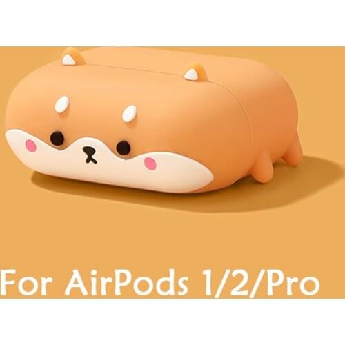 Super Cute Dog Headphones Case For AirPods Pro 3 Wireless Bluetooth Silicone Earphone Protect Cover For AirPods 1/2 Accessories