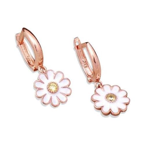 Tevuli 925 Sterling Silver Daisy Earrings