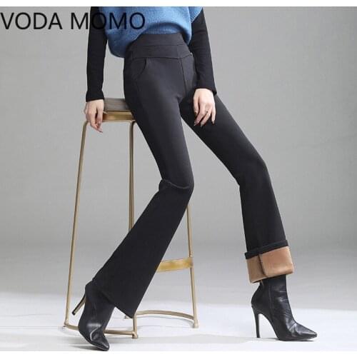 VODA MOMO Women's Flared Trousers