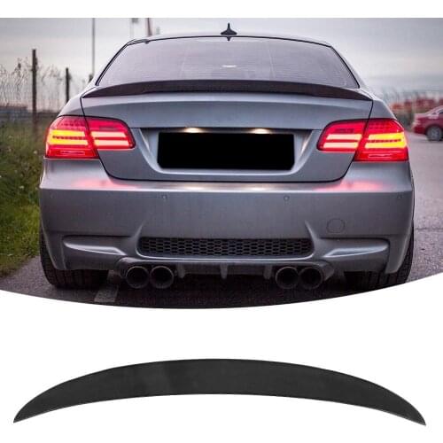 High Kick Rear Trunk Lid Spoiler Wing for M Performance Style Glossy Black Fit for BMW 3 Series E92 Coupe 07-13