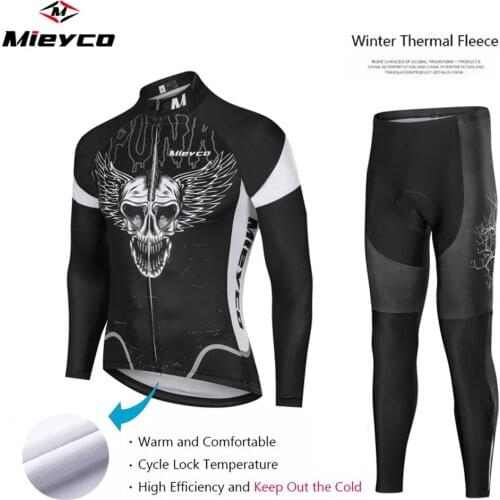Winter Cycling Set 2021 Thermal Fleece Long Sportswear Keep Warm Maillot Ciclismo Hombre Bicicletas Team Racing Pro Jersey Suit