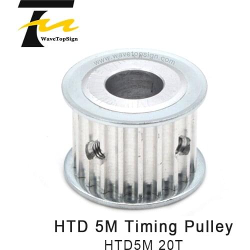 Timing Pulley Synchronous Wheel HTD 5M Gear Pulley Bore 6-12mm Width 11/16mm for DIY CO2 Laser Engraving and Cutting Machine