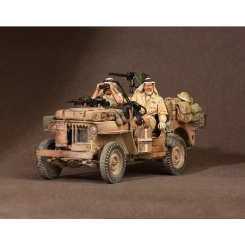 1/35 Resin Figure Model Kit Unassambled Unpainted 00446(NO CAR)