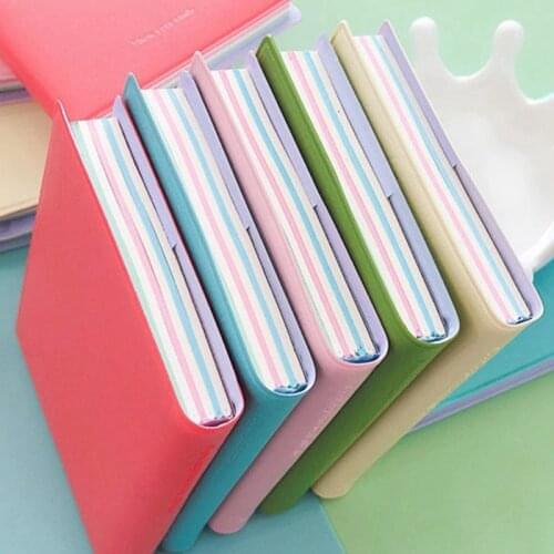 1PCS/lot 105*80mm New Lovely Colorful Mini Daily Notebook/Notpad/Pocket Diary Note Random Color