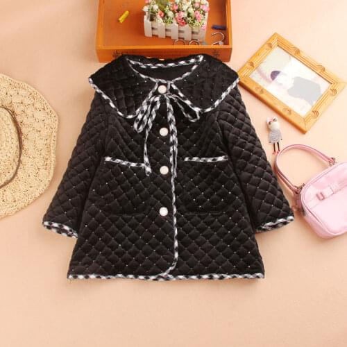 2020 Girls Winter Jacket Kids Clothes Children Small Fragrant Wind Jacket Toddler Teenage Girl Mid-long Warm Cotton Coat Parka