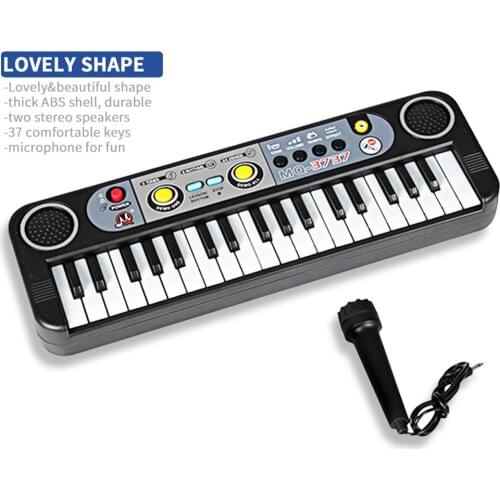 37 key children electronic piano toy music keyboard