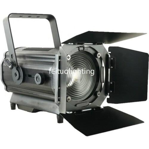 4pcs + Flightcase Auto / Manual Zoom Led Fresnel Spot Light DMX 150w 200w 300w Aluminum Alloy Focus Led Profile Spotlight