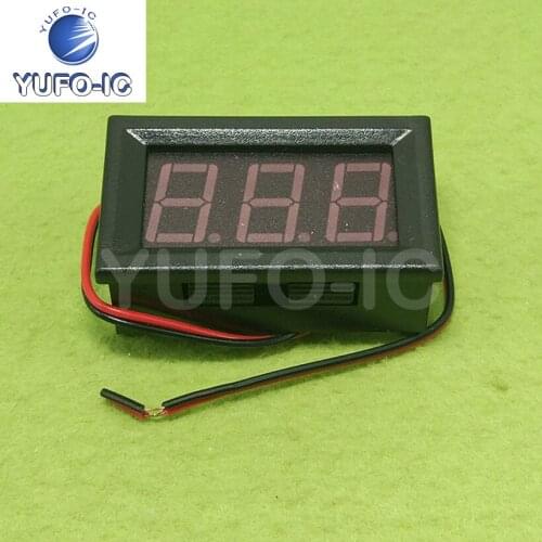 Free Ship 1PCS 0.56 Two-Wire DC4.5V-30.0V Digital Display Digital dian ya biao tou Reverse Polarity Protection