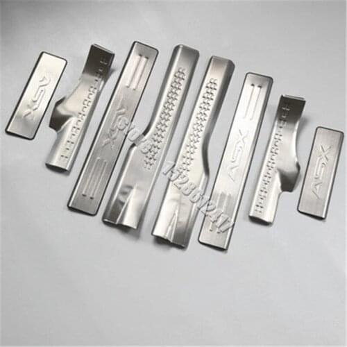 Free Shipping stainless steel Scuff Plate/Door Sill Door Sill car accessories for Mitsubishi ASX 2010~2019
