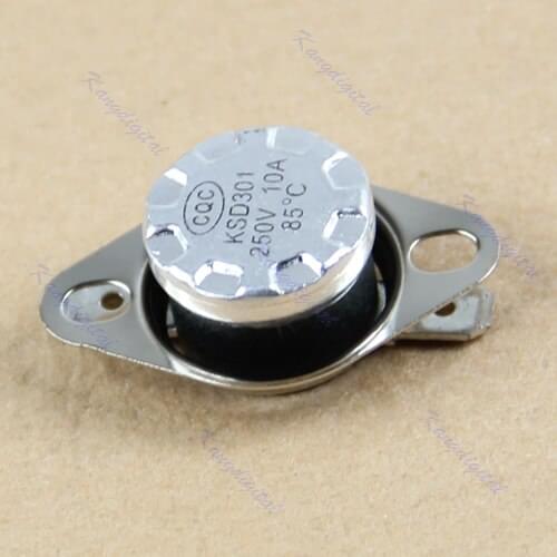 1 PC KSD301 85℃ NC Thermostat Temperature Switch Bimetal Disc