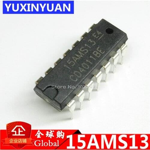 CD4011BE CD4011 DIP-14 4011 QUAD 2-INPUT NAND GATE IC 10pcs/lot
