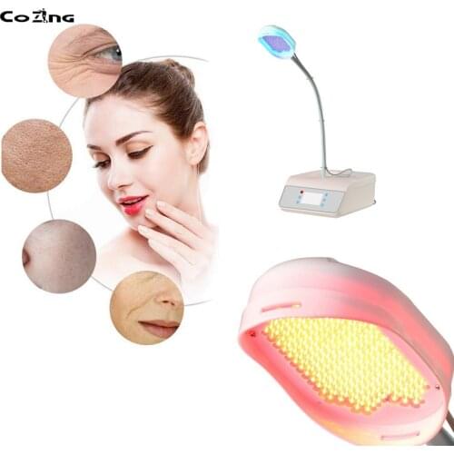 NEW 650nm Diode Low Level laser therapy LLLT red Blue Light thermal Acne Laser Treatment Face Skin whitening