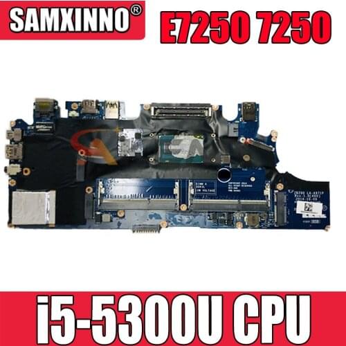 FOR DELL Latitude E7250 7250 Laptop motherboard G9CNK 0G9CNK CN-0G9CNK With i5-5300U CPU LA-A971P 100% fully tested