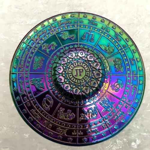 Egypt Twelve Constellation Compass Fidget Spinner Kirsite Hand Spinner EDC Autism ADHD Stress Relief Fingertip Toys Hypnosis