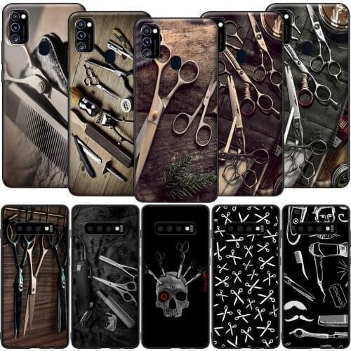 GX84 Hair Stylist Scissors Brush Switch Case for Galaxy Note 8 9 10 20 Ultra J2 J5 J4 J6 Plus J7 Prime Duo J730 Pro Core J8 Lite