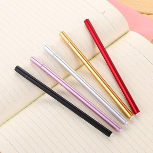 Stationery Wholesale Metal Color Neutral Pen Examination Stationery Creative Metal Touch Pen Office Pen