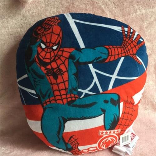 Disney Movie Classic Character Spider-Man Iron Man Plush Toy Soft Hold Pillow Car Pillows Fancy Gifts For Friends