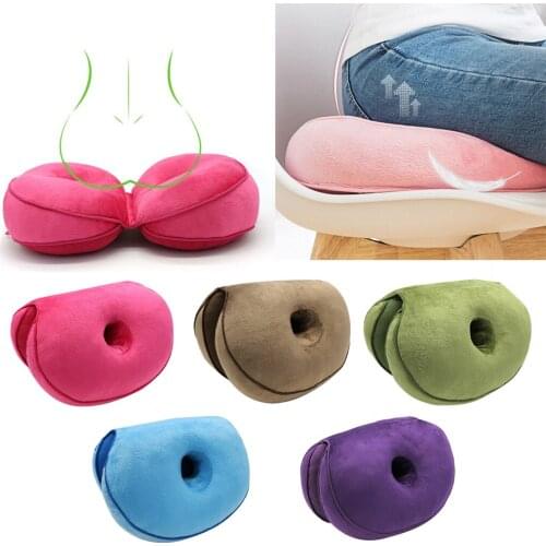 Comfort Donut Cushion Seat Memory Foam Waist Cushion Pillow for Bed Pressure Sores, Tailbone Pain, Hemorrhoids, Car Home Use