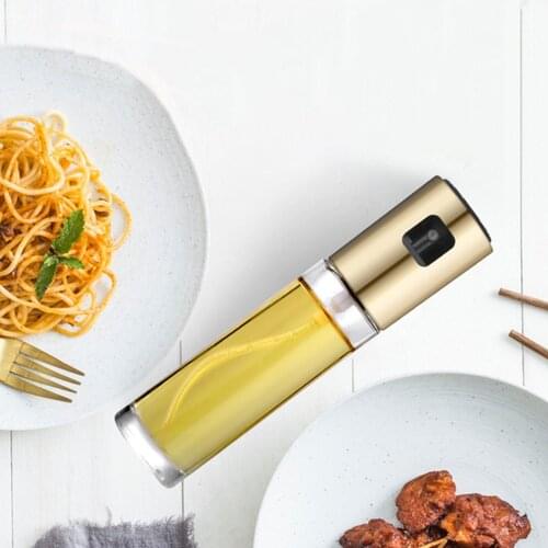 Stainless Steel Kitchen Oil Sprayer Glass Grill BBQ Sprayer Oil Dispenser BBQ Cookware Tool Oil Dispenser Kitchen BBQ Essentials