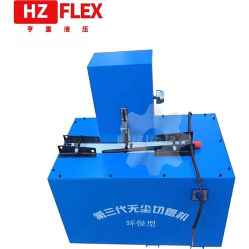No smoking !! 380v high pressure hydraulic hose cutting machine with cutting disc