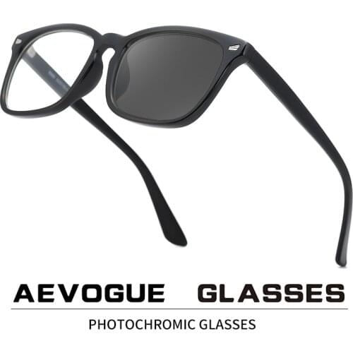 AEVOGUE Photochromic Glasses Men Optical Eyeglasses Women Eyewear Anti Blue Light Glasses фотохромные очки KS105