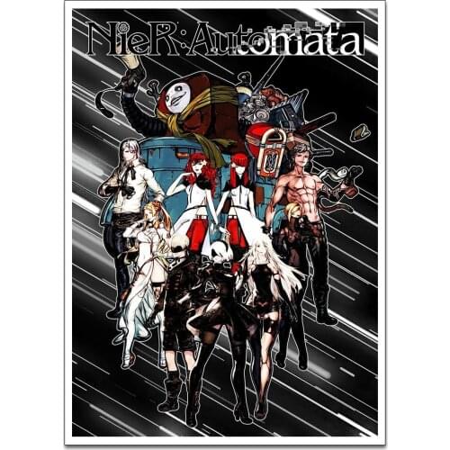 Nier Automata Poster Canvas Painting Nordic Wall Art Pictures Living Room Home Decor No Frame