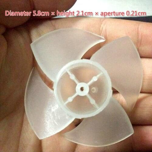 10 pieces 4 blades plastic fan blade for hair dryer