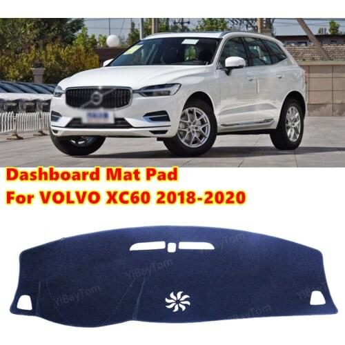 For VOLVO XC60 2018-2020 High Quality Anti-Slip Mat Sunshade Dashmat Protect Carpet Dashboard Cover Pad Accessories