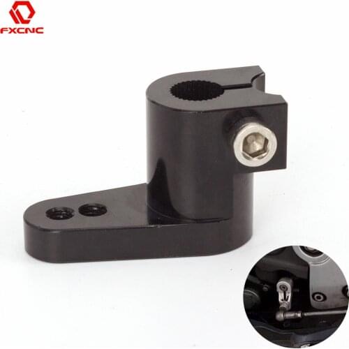 Black 10mm Adjustable Aluminum Motorcycle Foot Peg Rearset Gear Shift Shifter Arm Rod Adapter For Honda CBR 900 954 929 919 RR