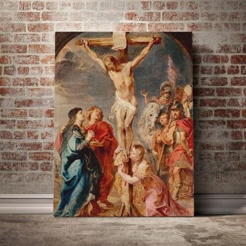 Christ on the Cross Christian religious art Canvas poster Painting wall Art decor Living room Bedroom Study Decoration Prints