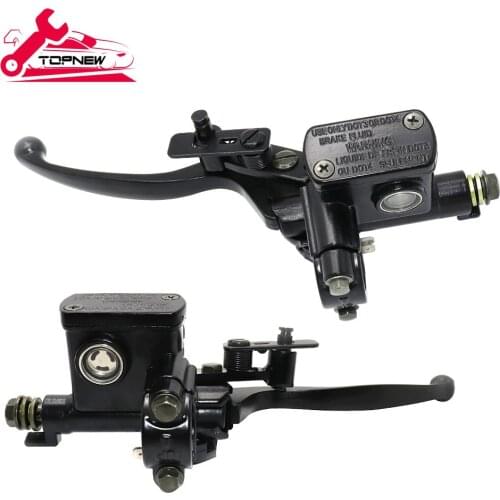 Motorcycle Brake Pump Universal Handlebar Right Hand Brake Master Cylinder Lever Accessories Left Right Clutch Lever 50-250CC