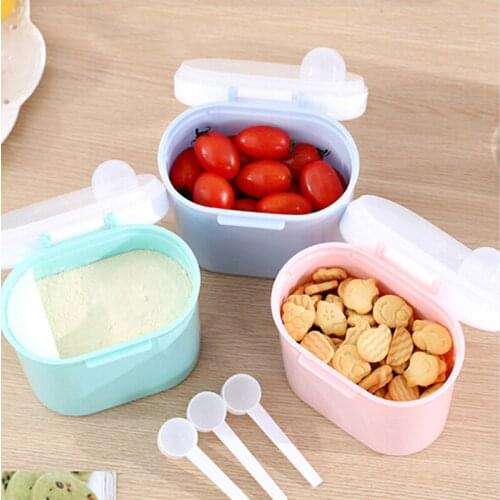 1Pc Baby Milk Powder Container Box Milk poeder Container Food Storage Box Infants Feeding Food Storage Boxs